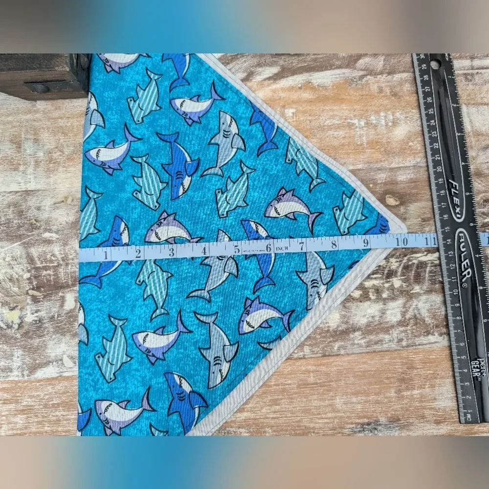 Hand Crafted Over the Collar Pet/Dog Bandanas Set of 3 Size X-Large